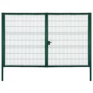 Ворота Profi Lock 2,03 х 4м, зелен RAL6005