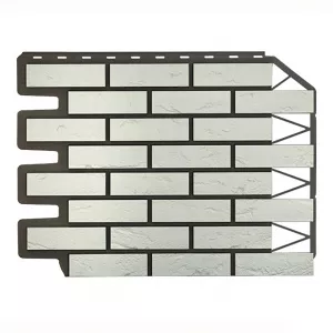 Фасадная панель FineBer Кирпич баварский белый