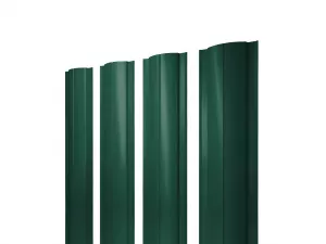 Евроштакетник круглый 98 0,5 РЕ RAL 6005 (И)