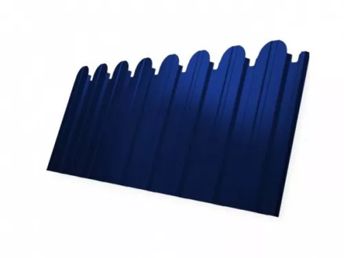 Профнастил С10В ОН РЕ-foil RAL 5002 фигурный (GL)