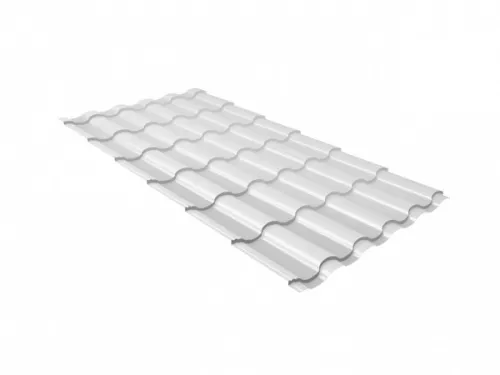 Металлочерепица Кредо 0,5 Satin-foil RAL 9003 (GL)