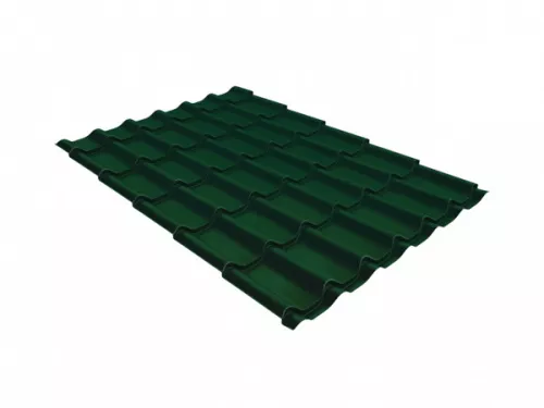 Металлочерепица  0.5 Velur20-foil RAL 6005 (GL)