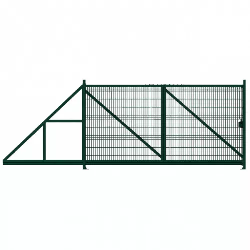 Ворота откатные Profi 2,03 х 4,0 м RAL6005